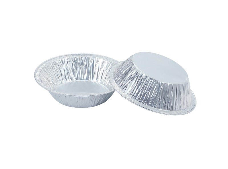 Waytiffer (50 Pack Pie Pans 5 inch,Mini Pie Tins HEAVY-DUTY Disposable Aluminum Foil Tart,pie Pans for Baking Personal Mini Pies, Easily Stack & Store, Freeze & Reheat - Image 3
